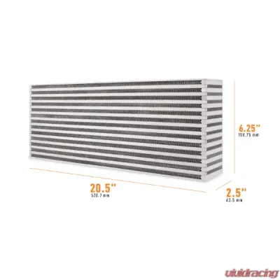 Mishimoto 20.5" x 6.25" x 2.5 Air-to-Air Intercooler Core - MMUIC-15