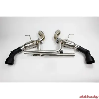 Mishimoto Dual-Tip Pro Axle-Back Exhaust w/ Black Tips - MMEXH-CAM8-16ADTPBK