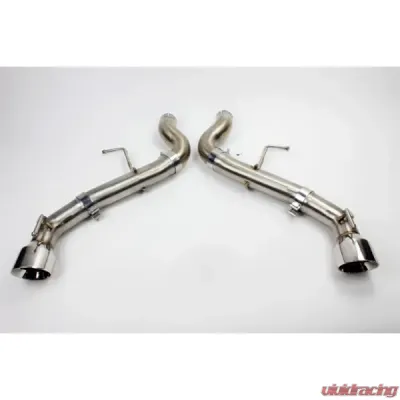 Mishimoto Dual-Tip Race Axle-Back Exhaust w/ Polished Tips - MMEXH-CAM8-16ADTRP