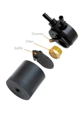 Mishimoto Baffled Oil Catch Can Kit CCV Side                                     - MMBCC-SUP-20CBE - Image 3