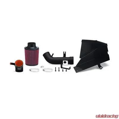 Mishimoto Performance Air Intake Wrinkle Black w/ Heatshield - MMAI-CIV-06SIHWBK