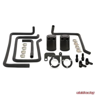 Mishimoto Black Direct Fit Baffled Oil Catch Can Nissan 370Z 2009-2020 - MMBCC-370Z-09PBE