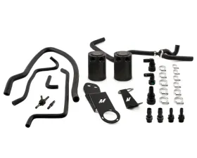 Mishimoto Black Baffled Oil Catch Can Kit