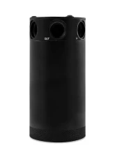 Mishimoto 3 Port XL Compact Baffled Oil Catch Can                                     - MMBCC-CBTHR-XLBK - Image 2
