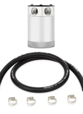 Mishimoto 2 Port Compact Baffled Oil Catch Can                                     - MMBCC-CBTWO-P - Image 5