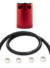 Mishimoto 2 Port Compact Baffled Oil Catch Can                                     - MMBCC-CBTWO-RD - Image 5