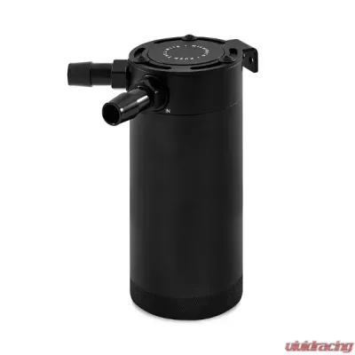 Mishimoto 2 Port XL Compact Baffled Oil Catch Can - MMBCC-CBTWO-XLBK