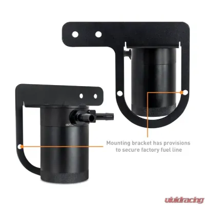 Mishimoto Baffled Oil Catch Can PCV Side - MMBCC-CIV-22P