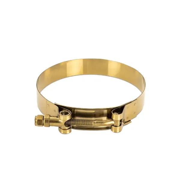 Mishimoto 1.651.96" Gold Stainless Steel T-Bolt Clamp - MMCLAMP-175GD