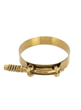 Mishimoto 4" Gold Stainless Steel Constant Tension T-Bolt Clamp                                     - MMCLAMP-4TGD - Image 2