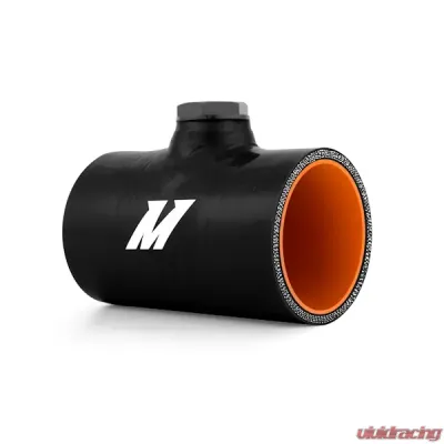 Mishimoto 2.5" Black Silicone Coupler w/ .125" NPT Bung - MMCP-25NPTBK
