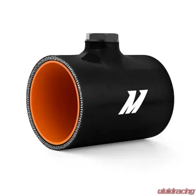 Mishimoto 3" Black Silicone Coupler w/ .125" NPT Bung - MMCP-30NPTBK