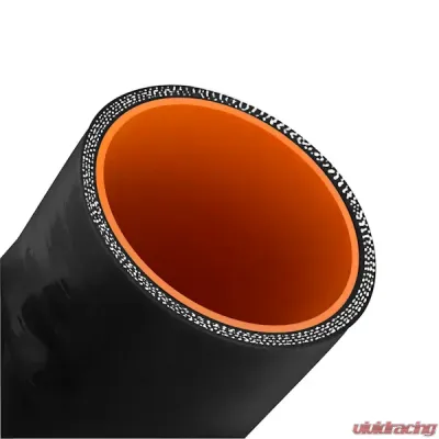 Mishimoto 3" Black Silicone Coupler w/ .125" NPT Bung - MMCP-30NPTBK