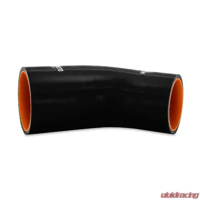 Mishimoto 3.00-3.25" Black 45 Degree Silicone Transition Coupler - MMCP-R45-30325BK