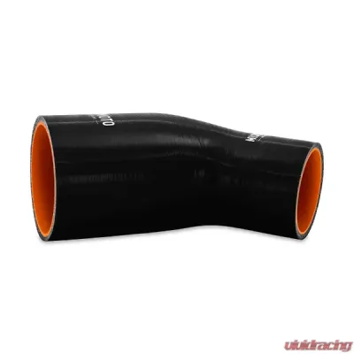 Mishimoto 3.00-3.50" Black 45 Degree Silicone Transition Coupler - MMCP-R45-3035BK