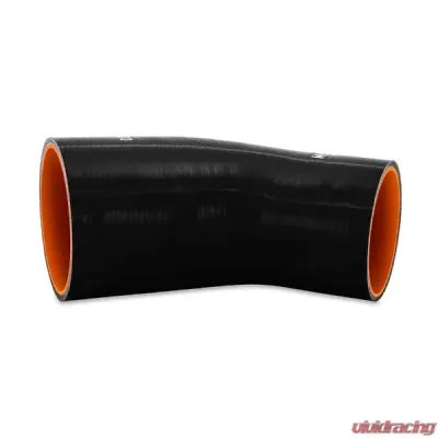 Mishimoto 3.00-4.00" Black 45 Degree Silicone Transition Coupler - MMCP-R45-3040BK