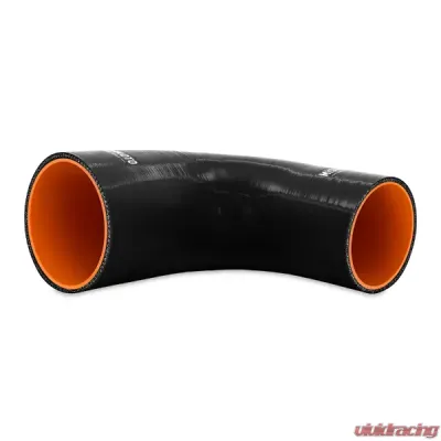 Mishimoto 3.00-3.75" Black 90 Degree Silicone Transition Coupler - MMCP-R90-30375BK