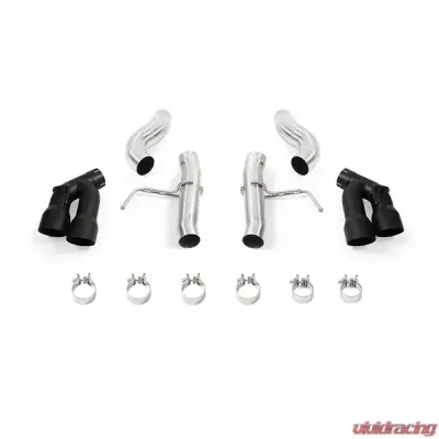 Mishimoto Quad-Tip Race Axle-Back Exhaust w/ Black Tips - MMEXH-CAM4-16AQTRBK