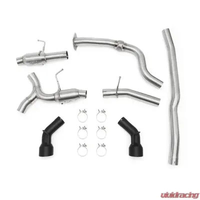 Mishimoto Black Dual Tip Catback Exhaust - MMEXH-CAM4-16DTPBK