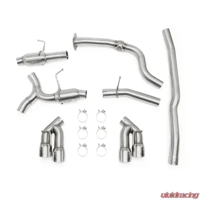 Mishimoto Polished Quad Tip Catback Exhaust - MMEXH-CAM4-16QTPP