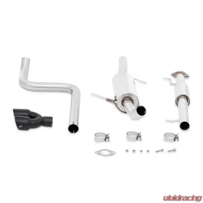 Mishimoto Cat-Back Exhaust Resonated Black Tips Ford Fiesta ST 2014-2019 - MMEXH-FIST-14RBK