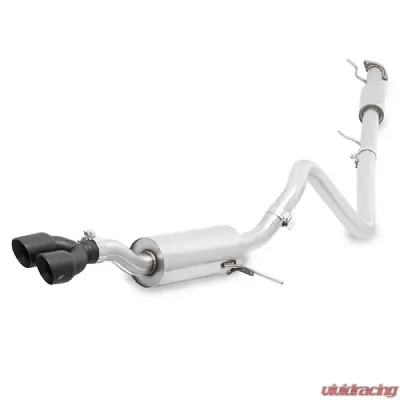 Mishimoto Cat-Back Exhaust Resonated Black Tips - MMEXH-FIST-14RBK