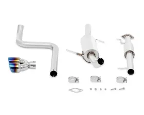 Mishimoto Cat-Back Exhaust Resonated Burnt Tips