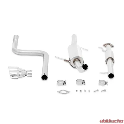 Mishimoto Cat-Back Exhaust Resonated Polished Tips Ford Fiesta ST 2014-2019 - MMEXH-FIST-14RP