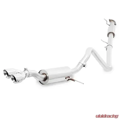 Mishimoto Cat-Back Exhaust Resonated Polished Tips - MMEXH-FIST-14RP