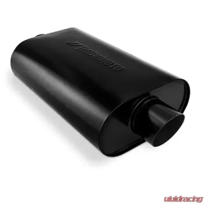 Mishimoto Stainless-Steel Exhaust Muffler w/ 3" Angle Tip Black - MMEXH-MF-AT-3CCBK