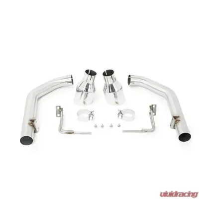 Mishimoto Axleback Exhaust Race w/ Polished Tips - MMEXH-MUS8-15ARP