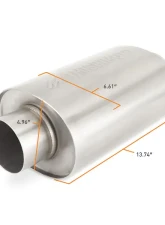 Mishimoto 3" Stainless-Steel Exhaust Resonator                                     - MMEXH-RES-3BR - Image 3