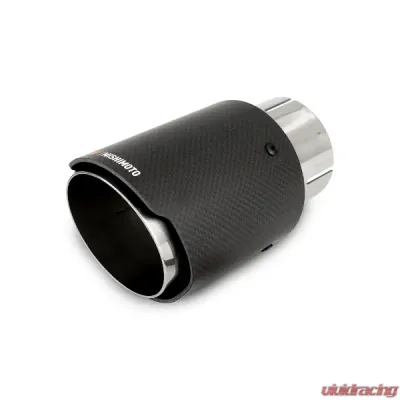 Mishimoto 3" Polished Carbon Fiber Exhaust Tip - MMEXH-TIP-CF3P