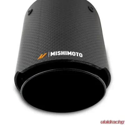 Mishimoto 2.5" Carbon Fiber Dual Exhaust Tips - MMEXH-TIP-CFD25BK