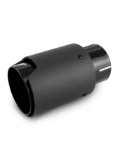 Mishimoto 2.5" Black Carbon Fiber Exhaust Tip M Logo                                     - MMEXH-TIP-CFM25BK - Image 4