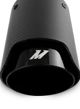 Mishimoto 2.5" Black Carbon Fiber Exhaust Tip M Logo                                     - MMEXH-TIP-CFM25BK - Image 3
