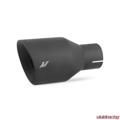 Mishimoto 2.5" Inlet Black Double Wall Exhaust Tip - MMEXH-TIP-DW25BK