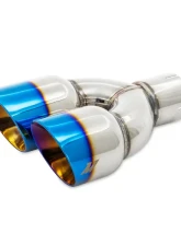Mishimoto 2.5" Inlet 3" Outlet Dual Offset Exhaust Tip Burnt                                     - MMEXH-TIP-FSTBT - Image 5