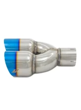 Mishimoto 2.5" Inlet 3" Outlet Dual Offset Exhaust Tip Burnt                                     - MMEXH-TIP-FSTBT - Image 3