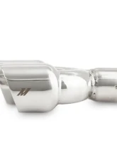 Mishimoto 2.5" Inlet 3" Outlet Dual Offset Exhaust Tip Polished                                     - MMEXH-TIP-FSTP - Image 3