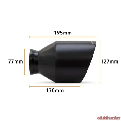 Mishimoto 5" Outlet Exhaust Tip - MMEXH-TIP-MOPARBK