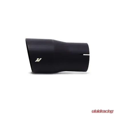 Mishimoto 4" inlet 5" Outlet Single Wall Exhaust Tip Black - MMEXH-TIP-SWBK