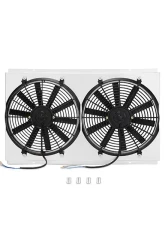 Mishimoto Performance Aluminum Fan Shroud Chevrolet Chevelle | El Camino | Monte Carlo | C10/20/30 1968-1986                                     - MMFS-CHE-68 - Image 2