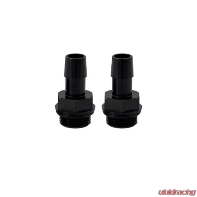 Mishimoto M20x1.5 1/2" Hose Barb Aluminum Fittings 2 Pack - MMFT-M20-12BK