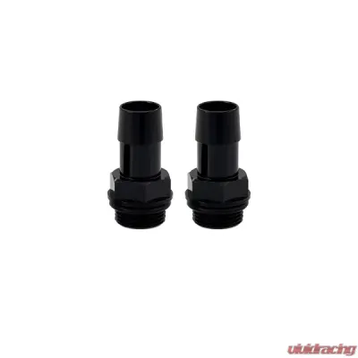 Mishimoto M20x1.5 5/8" Hose Barb Aluminum Fittings 2 Pack - MMFT-M20-58BK