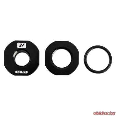 Mishimoto 1/8NPT Aluminum Add-On Bung - MMFT-NZL-18BK