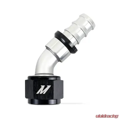 Mishimoto 12AN 45 Degree Push-Lock Fitting - MMFT-PL-1245