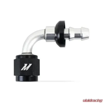 Mishimoto 4AN 90 Degree Push-Lock Fitting - MMFT-PL-490