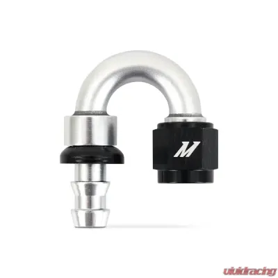 Mishimoto 6AN 180 Degree Push-Lock Fitting - MMFT-PL-6180