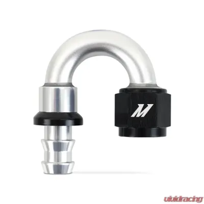 Mishimoto 8AN 180 Degree Push-Lock Fitting - MMFT-PL-8180